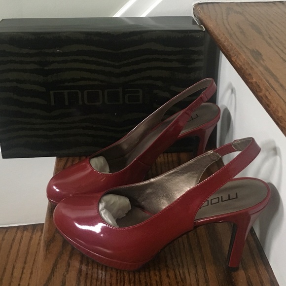 Moda red pumps - Picture 2 of 6